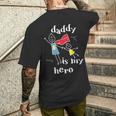 Daddy Is My Herouper Dad 手描き メンズTシャツ バックプリント 彼への贈り物