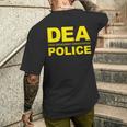Dea 薬局 警察官 メンズTシャツ バックプリント 彼への贈り物