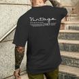 Decoracionesintage De 40 Cumpleañosintage 1985 40 Años Camiseta Hombre Estampado Espalda Regalos para él
