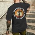 He Died For Me Ando I Live For Him クリスチャン イエス クロス メンズTシャツ バックプリント 彼への贈り物