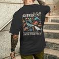 We Are Different But In This School We All Swim Together Men's T-shirt Back Print Gifts for Him