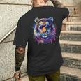 Dj Tiger ミュージックヘッドフォン 音楽プロデューサー ハウス ビートメーカー メンズTシャツ バックプリント 彼への贈り物