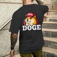 Doge Trump Hodl Cryptocurrency メンズTシャツ バックプリント 彼への贈り物