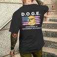 Doge 政府効率省 トランプ柴犬 メンズTシャツ バックプリント 彼への贈り物