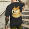 Dogecoin Just Doge メンズTシャツ バックプリント 彼への贈り物