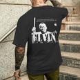 Elvin Jazz Wisdom Drummer Musician 1色 メンズTシャツ バックプリント 彼への贈り物