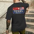 Enjoy Wear Cool Texas Wildintage Texas Usa メンズTシャツ バックプリント 彼への贈り物