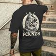 Fck Nzs かわいい猫 メンズTシャツ バックプリント 彼への贈り物