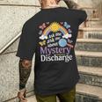 Ask Me About My Mystery Discharge アダルトユーモアジョーク メンズTシャツ バックプリント 彼への贈り物