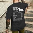 Corgi Facts 栄養ギフト カーディガン ペンブローク メンズTシャツ バックプリント 彼への贈り物