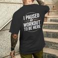 Gym Fitness Workout Motivation Humor Training メンズTシャツ バックプリント 彼への贈り物