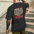 Gym Workout Weightlifting Humor Fitness Training Gear メンズTシャツ バックプリント 彼への贈り物