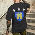 Gap Coat Of Arms 旗 フットボール メンズTシャツ バックプリント 彼への贈り物
