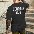 Geordie Boy Newcastle Upon Tyne メンズTシャツ バックプリント 彼への贈り物