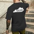 Getting Lucky In Kentucky メンズTシャツ バックプリント 彼への贈り物