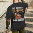 Gießen Ist Das Beste Garten Und Bier Gardener T-Shirt mit Rückendruck Geschenke für Ihn