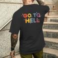 Go To Hell シャレた言葉 くたばれ メンズTシャツ バックプリント 彼への贈り物