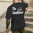 The Goodfather 父の日 ギフト グラフィック ホワイト メンズTシャツ バックプリント 彼への贈り物