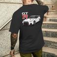 Gt R 35 Jdm ストリートレーシング ドラッグドリフト スポーツカー メンズTシャツ バックプリント 彼への贈り物