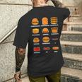 Ham Burgers Hamhamham Burburbur ハンバーガー大学 メンズTシャツ バックプリント 彼への贈り物