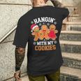 Hangin With My Cookie シャツ メンズ レディース ジンジャーブレッド クリスマス メンズTシャツ バックプリント 彼への贈り物