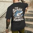 Thehark Is Mypirit アニマル 気まぐれなかわいいサメ メンズTシャツ バックプリント 彼への贈り物