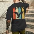 Hawk 鷹 動物 メンズTシャツ バックプリント 彼への贈り物