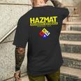 Hazmat 危険物対応チーム技術者tシャツ メンズTシャツ バックプリント 彼への贈り物