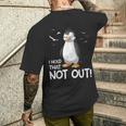 I Hold That Not Out デングリッシュのことわざ 面白い 楽しい メンズTシャツ バックプリント 彼への贈り物