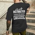 Hydrogen 再生可能エネルギー 原子燃料エレメント 水素 メンズTシャツ バックプリント 彼への贈り物