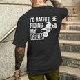 I'd Rather Be Riding My Grom メンズTシャツ バックプリント 彼への贈り物