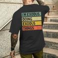I'm Exodus Doing Exodus Things 面白い名言 メンズTシャツ バックプリント 彼への贈り物