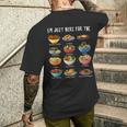 I'm Just Here For The Filipino Food トラディショナルピノイフード メンズTシャツ バックプリント 彼への贈り物