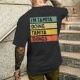 I'm Tamiya Doing Tamiya Things 面白い名言 メンズTシャツ バックプリント 彼への贈り物