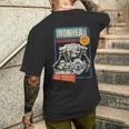 Ironhead Oldchool Hd ピンナップ レトロ オートバイ スポーツスター ホット メンズTシャツ バックプリント 彼への贈り物