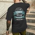 It's An Edwin Thing You Wouldn't Understand、ファーストネーム メンズTシャツ バックプリント 彼への贈り物