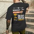 It's If Renault Can't Fix It No One Is メンズTシャツ バックプリント 彼への贈り物