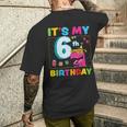 It's My 6Th Birthday Happy 6Ix Year T-Rex 恐竜 面白い メンズTシャツ バックプリント 彼への贈り物