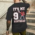 It's My 9Th Birthday 男の子 アイスホッケー ダビング 9歳 メンズTシャツ バックプリント 彼への贈り物