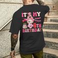 It's My 8Th Birthday Niñas Niños Adolescentes Labubu Bday Camiseta Hombre Estampado Espalda Regalos para él