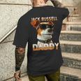 Jack Russell Daddyジャック・ラッセル・パパ・ヴァータグ・パパ・ジャック・ラッセル・テリア メンズTシャツ バックプリント 彼への贈り物