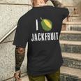 Jackfruit ビーガン ベジタリアン ジャック フルーツ 植物 フード ダイエット ケト メンズTシャツ バックプリント 彼への贈り物