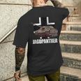 Jagdpanther ハンティング パンサー ドイツ戦車 デストロイヤー メンズTシャツ バックプリント 彼への贈り物