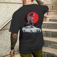 Jdm スカイライン R32 カーチューニング ジャパンサムライドリフト メンズTシャツ バックプリント 彼への贈り物