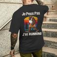 Je Peux Pas J'ai Running Humour Bigfoot Rétro Course À Pied T-shirt imprimé au dos Cadeaux pour lui