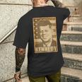 Jfk ジョン・F・ケネディ・トーンポスター メンズTシャツ バックプリント 彼への贈り物