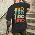 Jiro 二郎 メンズTシャツ バックプリント 彼への贈り物