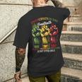 Junenth Emancipation Day Fists Black African June 19Th Men's T-shirt Back Print Funny Gifts