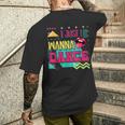 I Just Wanna Dance Lovers ファニーダンシングファン レトロダンサー メンズTシャツ バックプリント 彼への贈り物