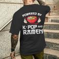 K-Pop And ラーメン 韓国 メンズTシャツ バックプリント 彼への贈り物